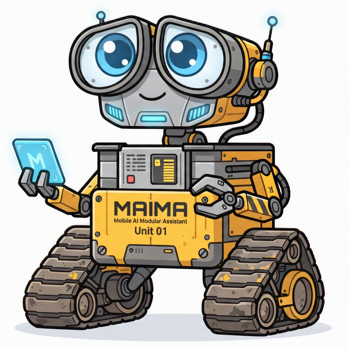 Maima, the Mobile AI Modular Assistant created by Aziz
